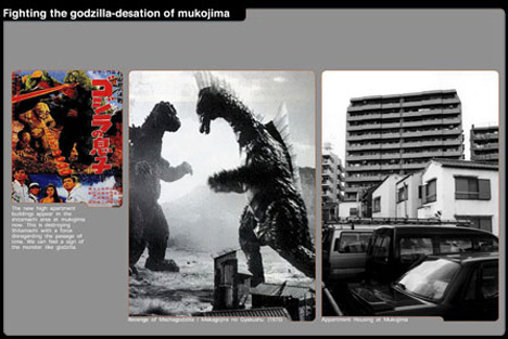 fighting the godzilla-desation of mukojima