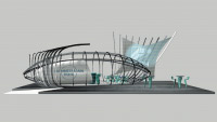 Competition rendering - front view