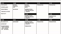 Seminar Timetable