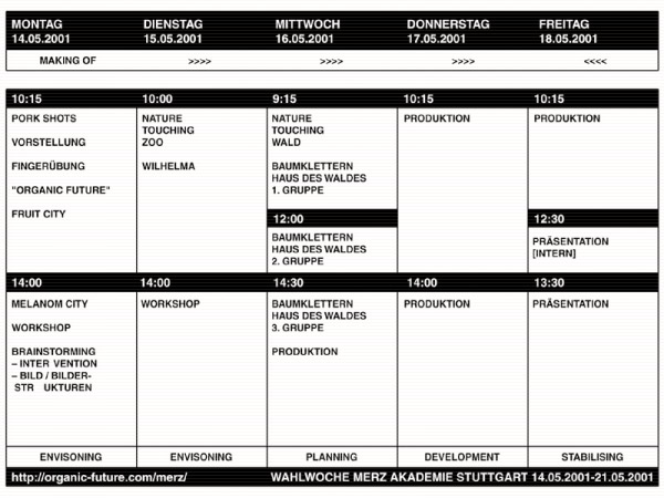 Seminar Timetable
